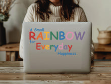 Load image into Gallery viewer, Text Wall Mural Peel And Stick Women Yoga Place Relax Space Classic Rainbow ROYGBIV