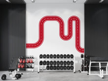 Load image into Gallery viewer, Road Wall Decal Playroom Car Track Wall Mural Kids Room