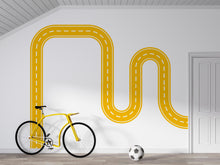 Load image into Gallery viewer, Highway Track Wall Decal Road Wall Mural Kids Room Playroom