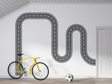 Load image into Gallery viewer, Highway Track Wall Decal Road Wall Mural Kids Room Playroom