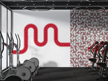 Load image into Gallery viewer, Race Track Wall Decal Car Road Wall Mural Playroom Kids Room