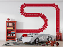 Load image into Gallery viewer, Road Wall Decal Winding Highway Wall Mural Boys Room Race Track Wall Sticker Kids Room