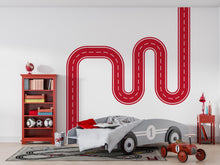 Load image into Gallery viewer, Road Wall Decal Car Track Wall Mural Boys Room Playroom Kids Room