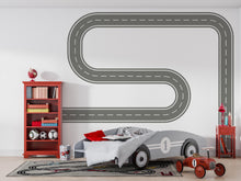 Load image into Gallery viewer, Highway Wall Decal Winding Road Wall Mural Boys Room Kids Room