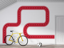 Load image into Gallery viewer, Road Wall Decal Racing Track Wall Mural Workplace Openplace