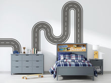 Load image into Gallery viewer, Race Track Wall Decal Road Wall Mural Workplace Openspace Highway Winding Boys Room Kids