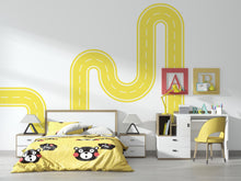 Load image into Gallery viewer, Race Track Wall Decal Road Wall Mural Workplace Openspace Highway Winding Boys Room Kids