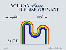 Load image into Gallery viewer, Rainbow Wall Decal for Nursery Corner Rainbow Wall Decal Modern Vinyl Wall Accent Minimal Rainbow Decor