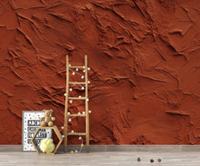 Load image into Gallery viewer, Terracotta Plaster Texture Wallpaper | Warm Earth Tone Abstract Peel and Stick | Rustic Clay Wall Effect | Modern Textured Mural 409DE