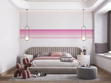 Load image into Gallery viewer, Rainbow Stripes Vinyl Decal Removable Vinyl Interior Decor Pastel Tones Women Made To Order Blueberry
