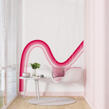 Load image into Gallery viewer, Rainbow Stripes Large Wall Decal Wall Art Decal Nursery Kids Decor Wall Decor Pink