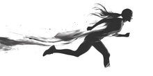 Load image into Gallery viewer, Running Woman Wall Decal Gym Wall Art Fitness Mural Female Athlete Vinyl Sticker Workout Wall Decor Cardio Motivation Home Gym Decor