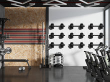 Load image into Gallery viewer, Dumbbell Wall Decal Minimalist Gym Wall Art Fitness Vinyl Sticker Modern Home Gym Decor Weightlifting Wall Art Luxury Gym Design