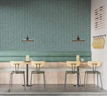 Load image into Gallery viewer, Blue Green Woven Texture Wallpaper Peel and Stick, Fabric Look Wall Mural, Linen Textile Wall Decor, Removable Modern Wallpaper 827LU