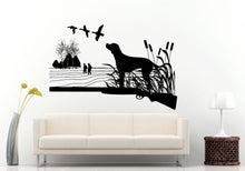 Load image into Gallery viewer, Hunting Dog Bread Hunting Ducks Rifle Collage Hunting Sport Wall Decal Vinyl Sticker Mural Room Decor L730