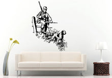Load image into Gallery viewer, Hunter And Hunting Bread Dog On A Hunt Wall Decal Vinyl Sticker Mural Room Decor L733
