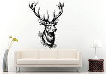 Load image into Gallery viewer, Deer Head Forest Animal Wall Decal Vinyl Sticker Mural Room Decor L734
