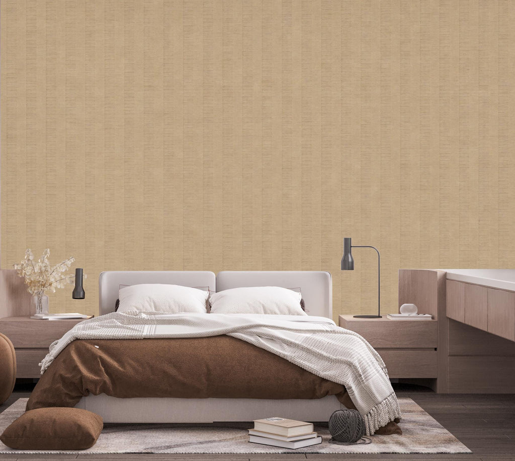 Neutral Textured Wallpaper Beige, Modern Minimalist Wall Covering, Subtle Stripe Wallpaper, Scandinavian Wall Decor, Peel and Stick 830LU