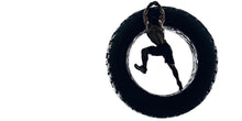 Load image into Gallery viewer, Tire Flip Wall Decal CrossFit Wall Art Fitness Mural Athlete Vinyl Sticker Gym Wall Decor Functional Training Home Gym Decor