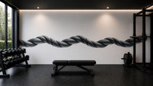 Load image into Gallery viewer, Abstract Gym Wall Decal Minimalist Fitness Wall Art Modern Line Mural Vinyl Sticker Home Gym Decor Luxury Interior Wall Design