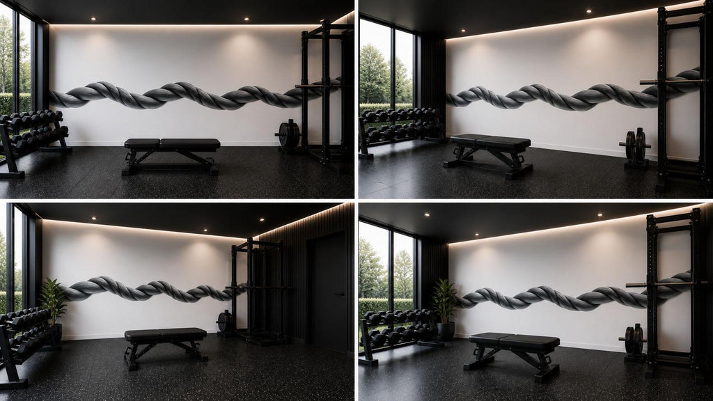 Abstract Gym Wall Decal Minimalist Fitness Wall Art Modern Line Mural Vinyl Sticker Home Gym Decor Luxury Interior Wall Design