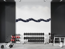 Load image into Gallery viewer, Abstract Gym Wall Decal Minimalist Fitness Wall Art Modern Line Mural Vinyl Sticker Home Gym Decor Luxury Interior Wall Design