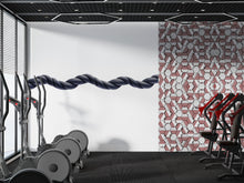 Load image into Gallery viewer, Abstract Gym Wall Decal Minimalist Fitness Wall Art Modern Line Mural Vinyl Sticker Home Gym Decor Luxury Interior Wall Design