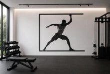 Load image into Gallery viewer, Modern Athlete Wall Decal Minimalist Gym Wall Art Fitness Vinyl Sticker Home Gym Decor Sports Wall Mural Workout Room Design