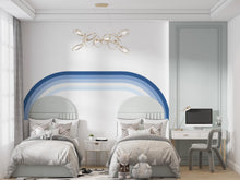 Load image into Gallery viewer, Rainbow Stripes Wall Mural Large Wall Decal Living Room Earthy Tones Family Easy To Apply Forest
