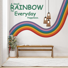 Load image into Gallery viewer, Rainbow Quote Wall Decal Phrase Everyday Luck Positive Vinyl Decor Vinyl Wall Art Wall Mural Kids Room