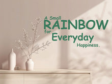 Load image into Gallery viewer, Rainbow Quote Wall Decal Phrase Everyday Luck Positive Vinyl Decor Vinyl Wall Art Wall Mural Kids Room
