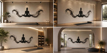Load image into Gallery viewer, Yoga Wall Decal Meditation Wall Art Zen Yoga Studio Vinyl Sticker Modern Wellness Decor Minimalist Spiritual Wall Mural Home Yoga Room
