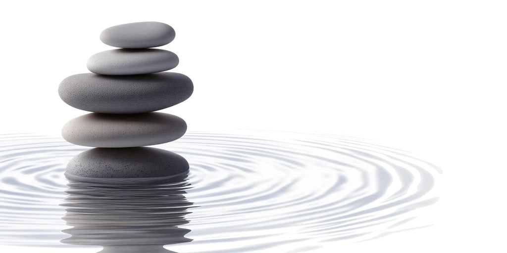 Zen Stone Wall Decal Spa Wall Art Meditation Vinyl Sticker Minimalist Wellness Decor Pebble Wall Mural Relaxation Room Decor