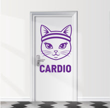 Load image into Gallery viewer, Women Pull-Up Gym Bathroom Door Decal, Vinyl Sticker 1108RS