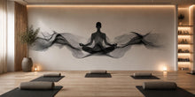Load image into Gallery viewer, Meditation Wall Decal Yoga Studio Wall Art Zen Woman Vinyl Sticker Wellness Wall Decor Minimalist Spiritual Mural Spa Room Decor