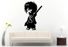 Load image into Gallery viewer, Anime Animation Japanese Little Boy Kid Samurai With A Sword Wall Decal Vinyl Sticker Mural Room Decor L741