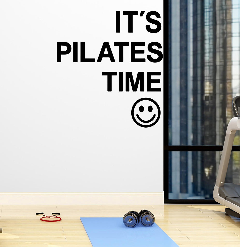 Pilates Wall Decal Pilates Wall Sticker Yoga Wall Art Pilates Wall Decor Gym Wall Decal Gym Wall Sticker Gym Wall Art Meditation Decal 682LU