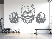 Load image into Gallery viewer, Pitbull Dog Gym Wall Decal Custom fitness Decor Workout Art Vinyl Dog Lover Strong Gym Wall Stickers Bedroom Workout Motivation 1123RS