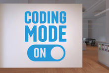 Load image into Gallery viewer, Coding Mode Wall decals Vinyl Coding Wall Decor, Code Technology Office Decor 1126RS