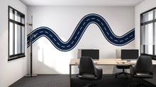 Load image into Gallery viewer, Winding Road Wall Decal Highway Wall Mural Kids Room Playroom Neutral Race Track Wall Sticker