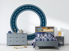 Load image into Gallery viewer, Road Wall Decal Playroom Wall Mural Racing Track Toy Cars Kids Room Race Track Wall Sticker for Playroom