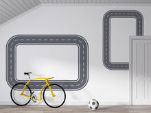 Load image into Gallery viewer, Car Track Wall Decal Road Wall Mural Playroom Racing Highway Kids Room Teen &amp; Boys Bedroom Decor