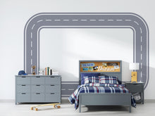 Load image into Gallery viewer, Car Track Wall Decal Road Wall Mural Playroom Racing Highway Kids Room Teen &amp; Boys Bedroom Decor
