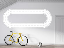 Load image into Gallery viewer, Race Track Wall Decal Road Wall Mural Playroom Car Track Wall Sticker Kids Room Nursery &amp; Playroom