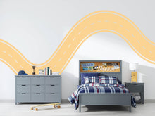 Load image into Gallery viewer, Road Wall Decal Winding Highway Wall Mural Playroom Race Track Wall Sticker Kids Room Nursery &amp; Playroom