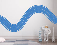 Load image into Gallery viewer, Road Wall Decal Winding Highway Wall Mural Playroom Race Track Wall Sticker Kids Room Nursery &amp; Playroom
