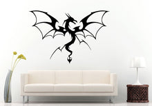 Load image into Gallery viewer, Fire Dragon Tribal Long Tail With Wings Wall Decal Vinyl Sticker Mural Room Decor L767
