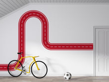 Load image into Gallery viewer, Road Wall Decal Winding Highway Wall Mural Playroom Race Track Wall Sticker Kids Room Nursery &amp; Playroom