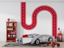Load image into Gallery viewer, Highway Track Wall Decal Road Wall Mural Kids Room Playroom