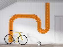Load image into Gallery viewer, Road Wall Decal Racing Line Wall Mural Playroom Kids Room